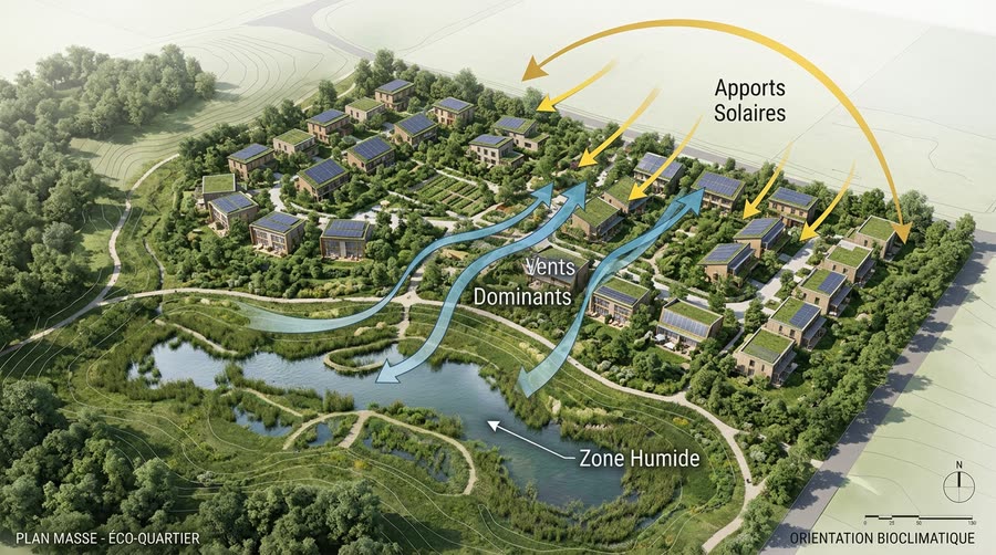 Écoquartier bioclimatique