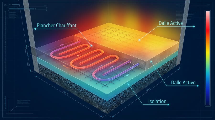 Plancher chauffant