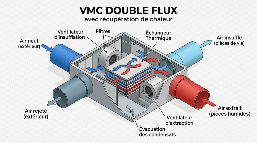 VMC double flux